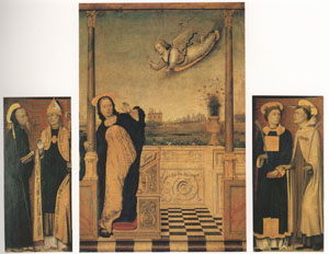 Carlo di Braccesco The Annunciation with Saints A triptych (mk05)